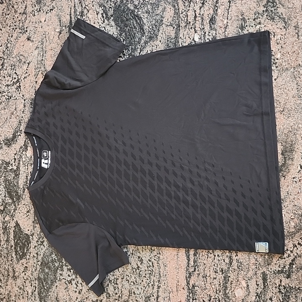 Black active wear shirt